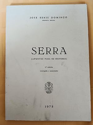 Imagen del vendedor de SERRA (APUNTES PARA SU HISTORIA) a la venta por SUEOS DE PAN