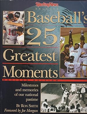 Seller image for Baseball's 25 Greatest Moments for sale by Robinson Street Books, IOBA