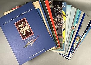 Los Angeles Dodgers' Official Yearbooks 1973-1989