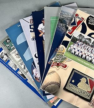 Los Angeles Dodgers' Official Yearbooks 1994-1997 and 1999-2002