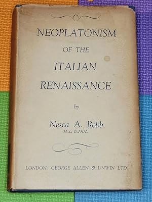 Seller image for Neoplatonism Of The Italian Renaissance for sale by Earthlight Books
