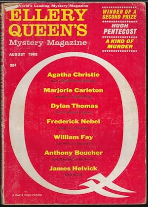 Imagen del vendedor de ELLERY QUEEN'S Mystery Magazine: August, Aug. 1962 a la venta por Books from the Crypt