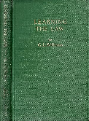 Imagen del vendedor de Learning the Law: A Book for the Guidance of the Law Student a la venta por D. A. Horn Books