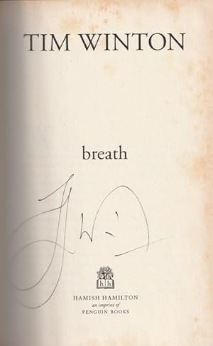 Image du vendeur pour Breath mis en vente par Goulds Book Arcade, Sydney