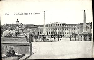 Ansichtskarte / Postkarte Wien 13 Hietzing Österreich, Schönbrunn, Säulen