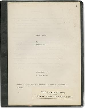 Image du vendeur pour Rebel Women (Original script for the 1976 play) mis en vente par Royal Books, Inc., ABAA