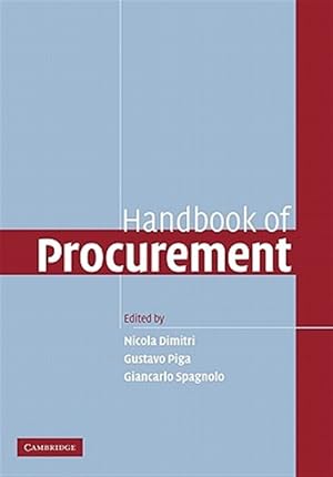 Immagine del venditore per Handbook of Procurement venduto da GreatBookPrices