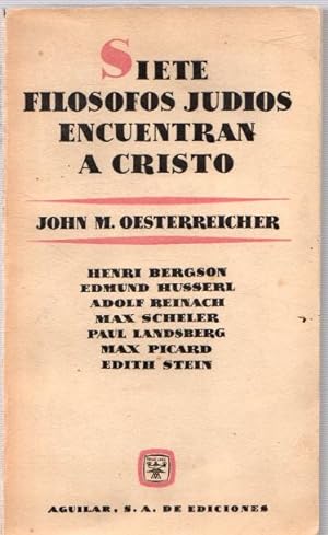 Bild des Verkufers fr Siete filsofos judos encuentran a Cristo . zum Verkauf von Librera Astarloa