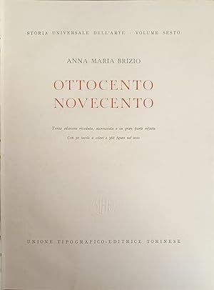 Seller image for OTTOCENTO. NOVECENTO for sale by libreria minerva