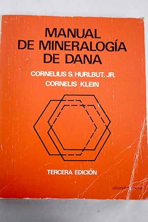 Imagen del vendedor de Manual de mineraloga de Dana a la venta por Alcan Libros