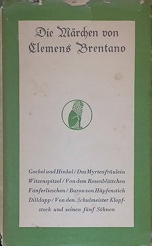 Imagen del vendedor de Das Myrtenfrulein -in: Die Mrchen von Clemens Brentano a la venta por books4less (Versandantiquariat Petra Gros GmbH & Co. KG)