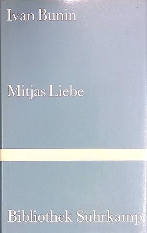 Bild des Verkufers fr Mitjas Liebe Bibliothek Suhrkamp Bd. 841 zum Verkauf von books4less (Versandantiquariat Petra Gros GmbH & Co. KG)