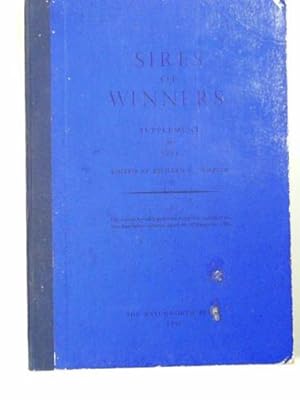 Seller image for Sires of winners: supplement for 1951 for sale by Cotswold Internet Books