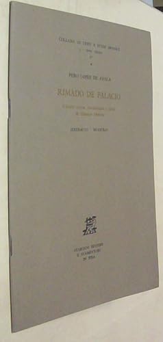Seller image for Rimado en Palacio. (Extracto - Muestra) for sale by Librera La Candela