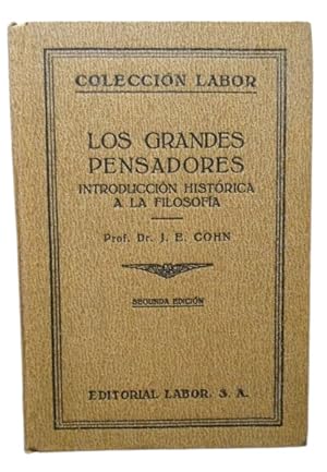 Los Grandes Pensadores Introducción Histórica A La Filosofía