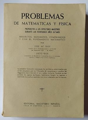 Imagen del vendedor de Problemas de matemticas y fsica. a la venta por La Leona LibreRa