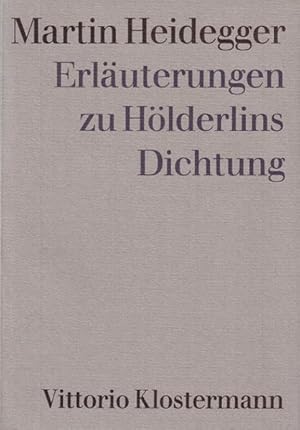 Imagen del vendedor de Erluterungen zu Hlderlins Dichtung a la venta por Versandantiquariat Felix Mcke