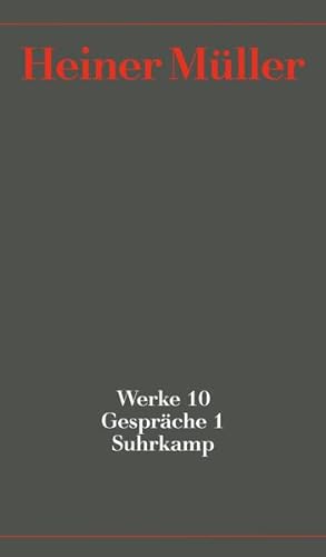 Bild des Verkufers fr Werke: Band 10: Gesprche 1. 1965-1987 zum Verkauf von Versandantiquariat Felix Mcke