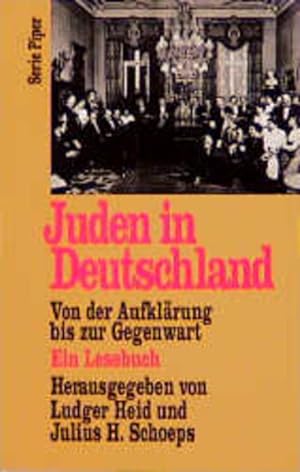 Bild des Verkufers fr Juden in Deutschland zum Verkauf von Versandantiquariat Felix Mcke