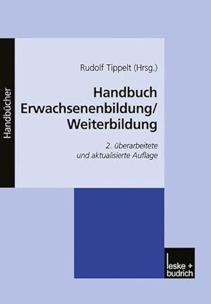 Bild des Verkufers fr Handbuch Erwachsenenbildung/Weiterbildung zum Verkauf von Versandantiquariat Felix Mcke