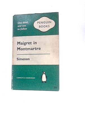 Bild des Verkufers fr Maigret in Montmartre zum Verkauf von World of Rare Books