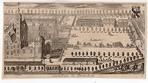 Antique Print-CASTLE-BROUCHEM-BELGIUM-CASTELLUM-Ertinger-le Roy-c. 1700