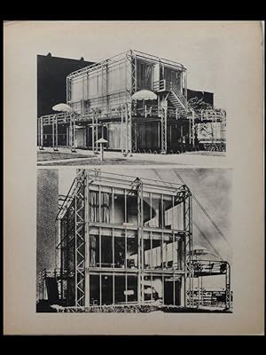 CHICAGO WORLD'S FAIR, CRYSTAL HOUSE - 2 PLANCHES 1935 - GEORGE FRED KECH