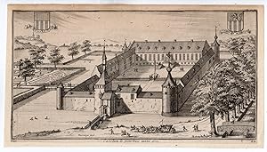 Antique Print-CASTLE-PIETREBAIS-GREZ DOICEAU-GRAVEN-Harrewijn-le Roy-c. 1700