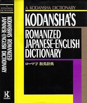 Seller image for Kodansha's Romanized Japanese - English Dictionary for sale by Biblioteca di Babele