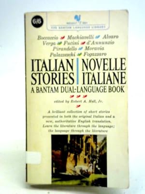 Bild des Verkufers fr Italian Stories zum Verkauf von World of Rare Books