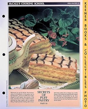McCall's Cooking School Recipe Card: Pies, Pastry 15 - Napoleons : Replacement McCall's Recipage ...