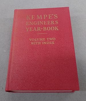 Imagen del vendedor de Kempe's Engineers Year-book for 1976, Vol. 2 a la venta por Baggins Book Bazaar Ltd