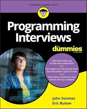 Bild des Verkufers fr Programming Interviews for Dummies zum Verkauf von moluna