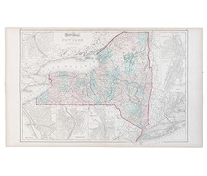 Bild des Verkufers fr GRAY'S ATLAS MAP OF NEW YORK; [with] GRAY'S ATLAS MAP OF CONNECTICUT WITH PORTIONS OR NEW YORK & RHODE ISLAND; [and] GRAY'S ATLAS MAP OF NEW YORK CITY [Gray's Atlas of the United States With Maps of the World Accompanied by Descriptions Geographical, Historical, Scientific, and Statistical] zum Verkauf von Second Story Books, ABAA