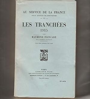 Bild des Verkufers fr Les tranches, 1915 zum Verkauf von Ammareal