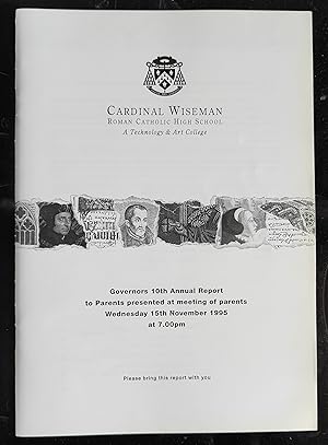 Image du vendeur pour Cardinal Wiseman Governors 10th Annual Report November 1995 mis en vente par Shore Books