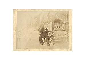 Seule épreuve connue de ce portrait de Victor Hugo à Veules-les-Roses, chez son ami Paul Meurice