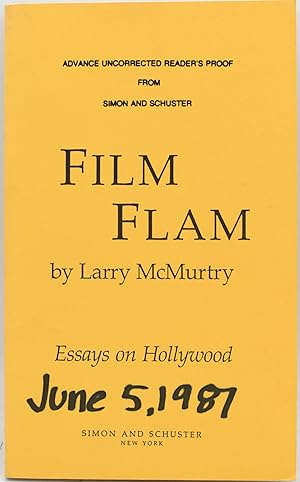 [PROOF COPY] FILM FLAM. ESSAYS ON HOLLYWOOD