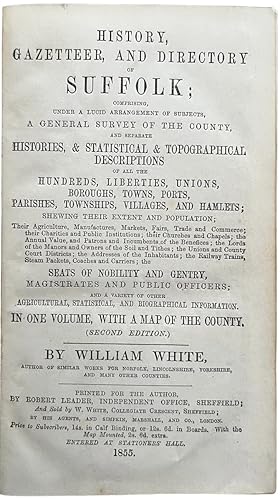 History, Gazeteer, and Directory of Suffolk.