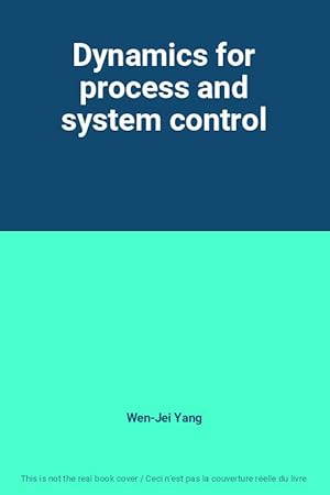 Immagine del venditore per Dynamics for process and system control venduto da Ammareal