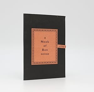 Immagine del venditore per A NOOK OF BON SENSE venduto da LUCIUS BOOKS (ABA, ILAB, PBFA)