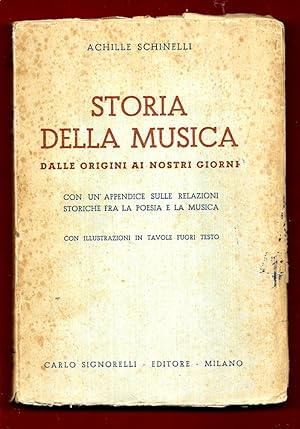 Seller image for Storia della musica. Dalle origini ai nostri giorni for sale by Libreria Oltre il Catalogo