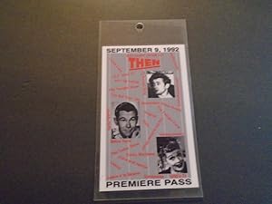 Rare September 9 1992 TV Premiere Pass 6 x 3.5