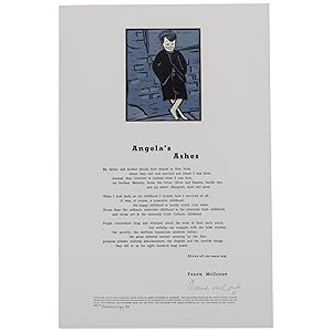 Angela's Ashes [Broadside] [Signed, Roman Numerals]