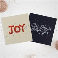 Bild des Verkufers fr Christmas Carols-Christmas Cards: Pack of 10, 2 Designs-Joy to the World/Hark the Herald Angels Sing zum Verkauf von moluna