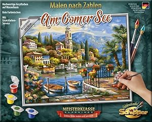 Schipper 609240798 - Malen nach Zahlen, Am Comer See, 24 x 30 cm