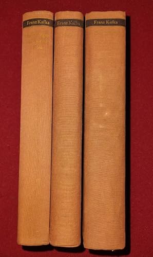 Image du vendeur pour Gesammelte Schriften -- Bd 1. Erzahlungen und Kleine Prosa; Bd 3. Der Prozess - Roman; Bd 4. Das Schloss - Roman [Three volumes] mis en vente par Antiquarian Bookshop