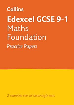 Seller image for Edexcel GCSE 9-1 Maths Foundation Practice Test Papers (Collins GCSE 9-1 Revision) by Collins GCSE [Paperback ] for sale by booksXpress