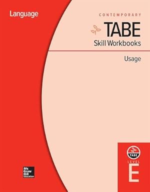 Seller image for TABE Skill Workbooks Level E: Usage (10 copies) (Achieving TABE Success for TABE 9 & 10) by Contemporary [Spiral-bound ] for sale by booksXpress