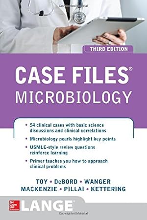 Seller image for Case Files Microbiology, Third Edition by DeBord, Cynthia R. Skinner, Toy, Eugene C., Wanger, Audrey, Pillai, Anush S., Kettering, James D., Mackenzie, Ronald C. [Paperback ] for sale by booksXpress